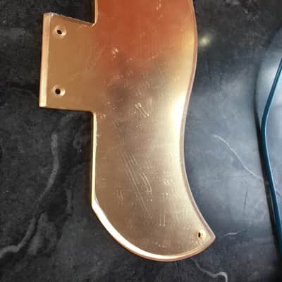 WD Music Epiphone G400 G-400 SG Pickguard Half Face Gold Mirror Made in USA 2018 Gold Mirror image 2