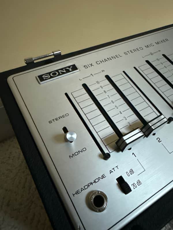Vintage analog mixer Sony MX-12 1970s image 1