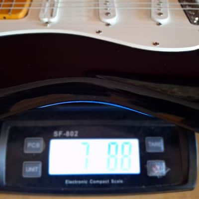 Fender Partscaster Strat MIM Squier Seymour Duncan 1998 - black/maple image 19
