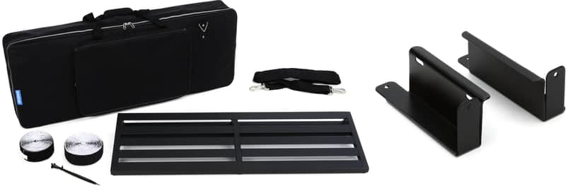 Pedaltrain Terra SC 42"x14.5" Pedalboard with Soft Case Bundle with Pedaltrain Voodoo Lab Power Supply Mounting Bracket for Pedaltrain Pedalboards image 1