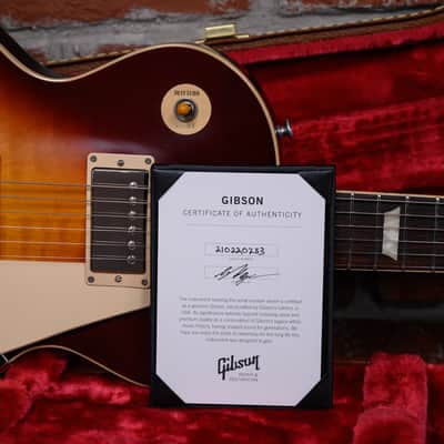 Gibson Les Paul Standard 60’s Mod Shop Plain Maple Top Satin Bourbon Burst 2022 w/OHSC image 11