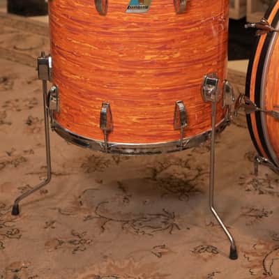 Ludwig 13/16/22/5x14" Super Classic Drum Set - 1970s Mod Orange image 9