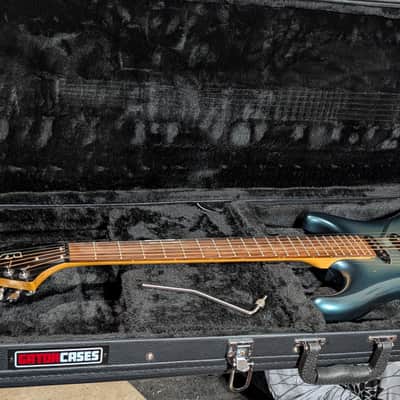 Rare vintage Westone XA1630 anniversary edition (Genesis II) 1987 - Platinum blue image 2