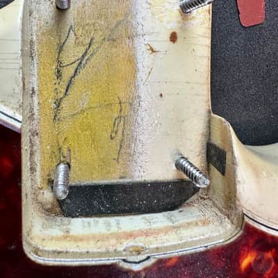 Fender Jaguar 1966 in olympic white finsih with original case image 15