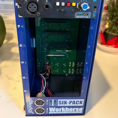 API 512c 500 Series Mic Preamp Module and Radial Lunch Box 2000 - Present Black image 5