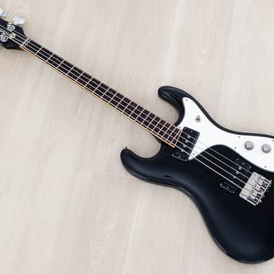 1990 Mosrite Ventures Model Bass Standard Series VMB-900 Black w/ Case, Japan Kurokumo image 12