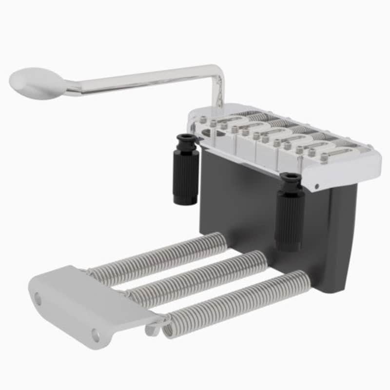 Hipshot 6 String US Contour Tremolo Bridge Chrome image 1