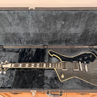 Ibanez PS3CM Paul Stanley Signature Black Cracked Mirror Iceman image 3