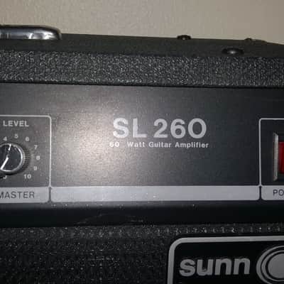 Vintage Sunn SL260 Guitar Amplifier Combo Amp 212 2x12 60 Watt Solid State image 4