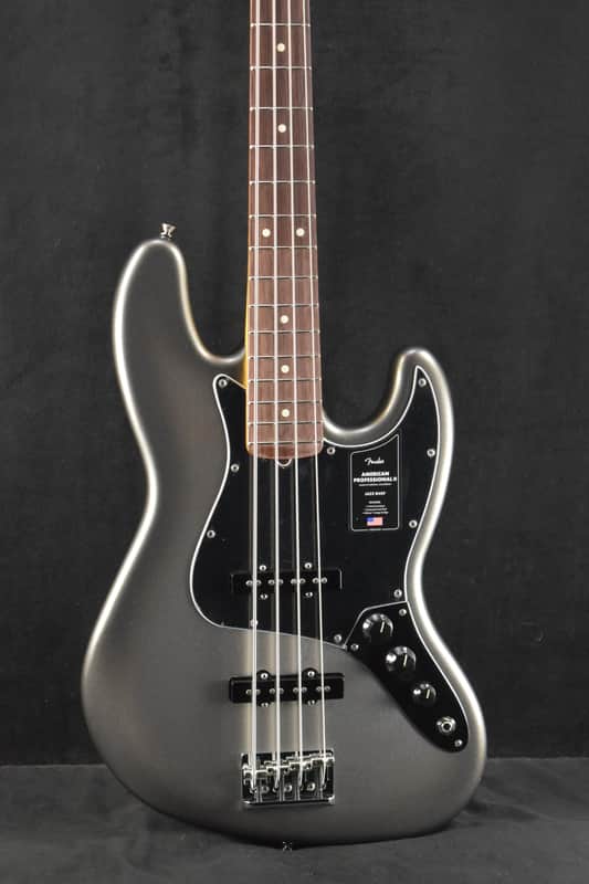 Fender American Professional II Jazz Bass Rosewood Fingerboard Mercury image 1