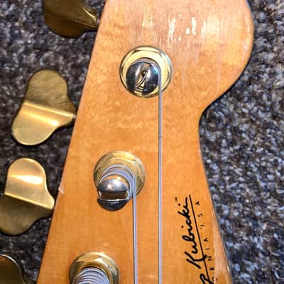 Vintage 1985 Philip Kubicki Precision Bass with Maple Fretboard electric guitar made in the USA image 3