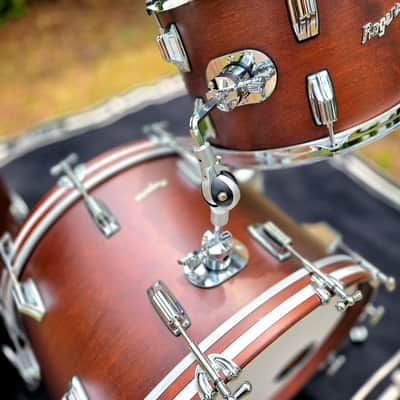 Rogers Cleveland 3-Piece Shell Pack in Satin Dark Mahogany, 22/13/16 image 12