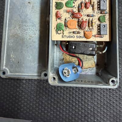 MXR MX-103 Block Blue Box Script 1977 - Blue image 13