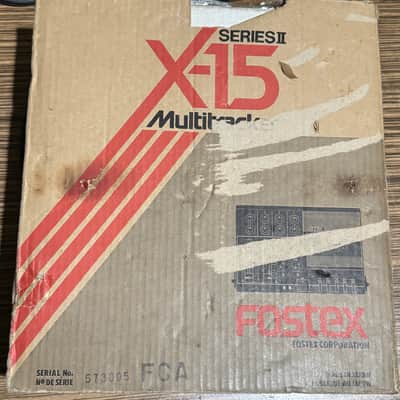 Fostex X-15 Series II 4-Track Cassette Recorder w/ Original Box - Serviced image 15