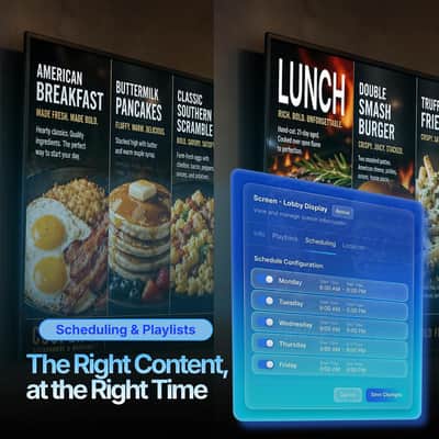 Citadel Digital Signage Display Board and Menu for Business with Offline Playback, Built-in Apps, 4K HDMI and Easy Set Up in Less Than 5 Minutes image 6