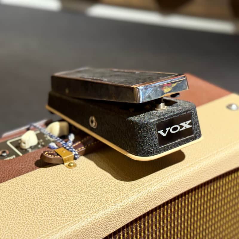 1973 Vox Wah Swell Pedal Italy Black / Chrome