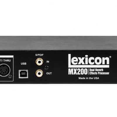 Lexicon MX200 Dual Reverb Effects Processor 2010s - Black image 2