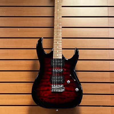 Ibanez Gio GRX70QA - Transparent Red Burst image 1
