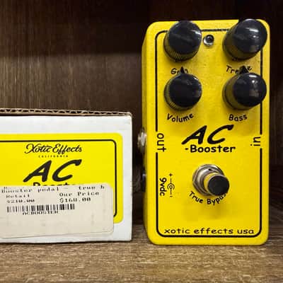 Xotic AC Booster With Box 2007 - 2020 - Yellow image 1
