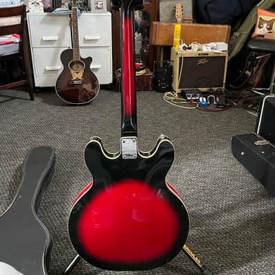 Lyle Hollow body 1960s  - Cherry burst image 18