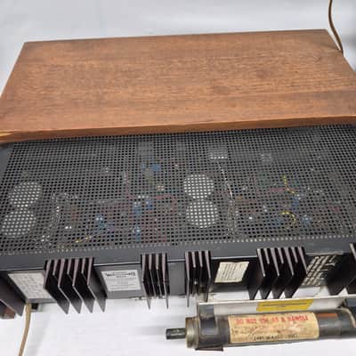 Fisher 801 Quadraphonic receiver 1972 - Oiled Walnut Veneer image 11