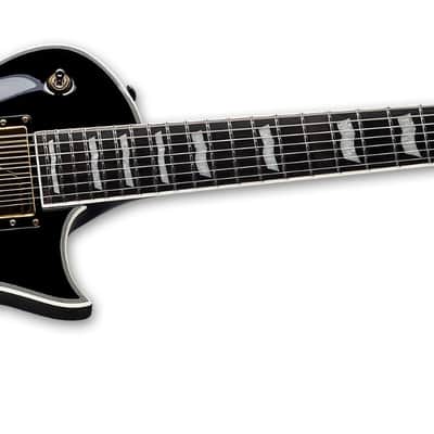 ESP LTD EC-1007B Baritone Evertune 7 String Electric Guitar. Black image 5
