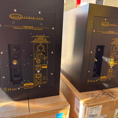 Unity Audio Super Rock Hi-FI 2-way active Studio Monitors Ribbon Tweeters image 7