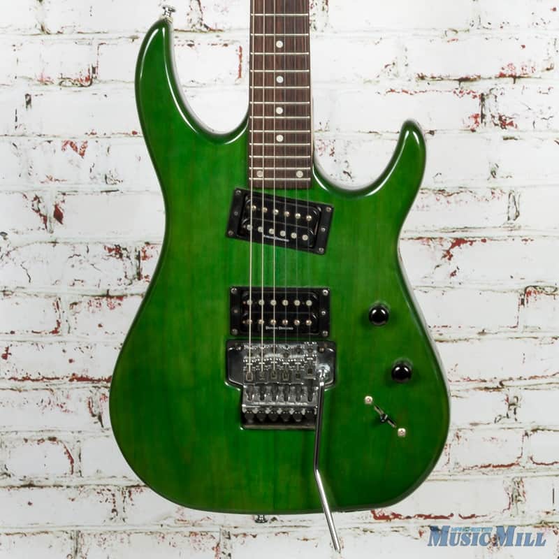90's Hamer Slammer Series Super Strat/Diablo Electric Guitar Green