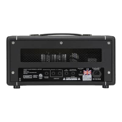 Hiwatt T-Series TB20/10 20/10-Watt Tube Guitar Amplifier Head - Black - Open Box image 3