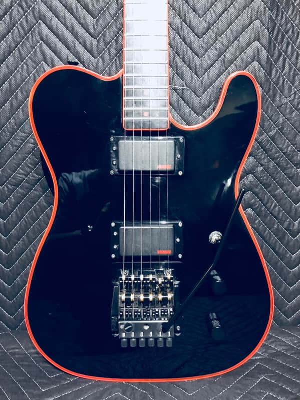 RARE Washburn Tour 24 Chicago 1984 Black/Red (Telecaster style) +