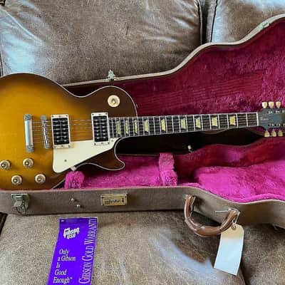 Gibson 2001 Les Paul Classic Vintage Sunburst Non Chambered w/ OHSC image 15