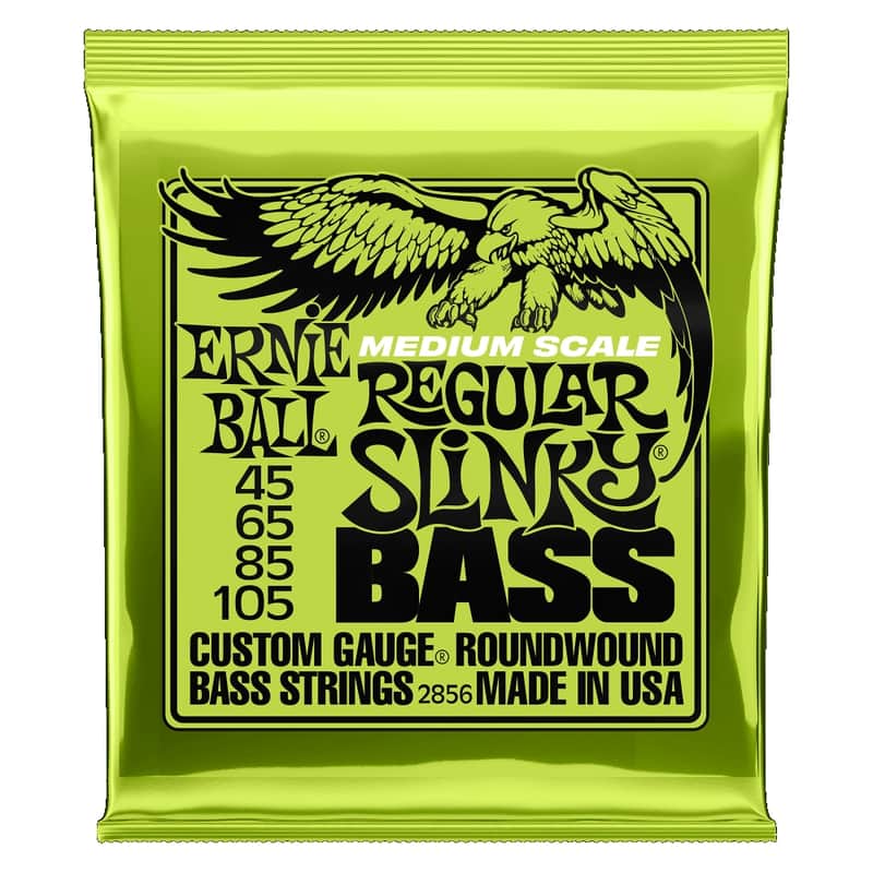 Ernie Ball Nickel Wound Electric Bass Medium Scale Bass Strings 45-105 image 1