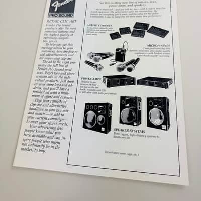 Fender Pro Sound Dealer Pack (8-Piece Set) 1983 image 4