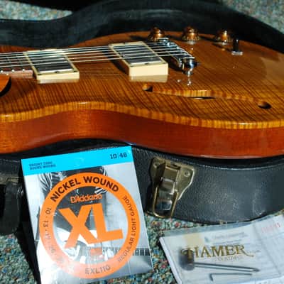 Hamer USA - Artist Studio (Model GATA-SO) 1995 Honey - Flame Maple image 14