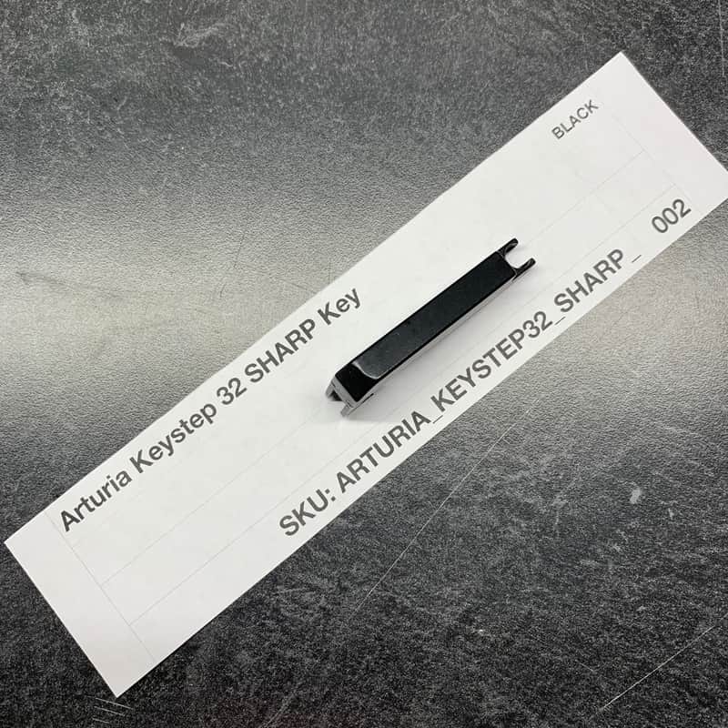 ORIGINAL Arturia Replacement SHARP/BLACK Key for Keystep 32, Keystep 37, Keystep Pro, Microlab MK3 image 1