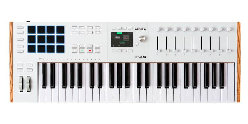 Arturia KeyLab 49 mk III Midi Controller - White image 1