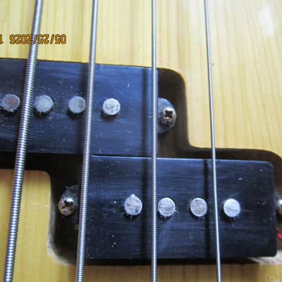 Univox Professional Bass Guitar, 1970's, Japan, Case, Changes image 9