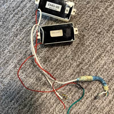 EMG 89-W Dual Mode Humbucker Set- White image 2