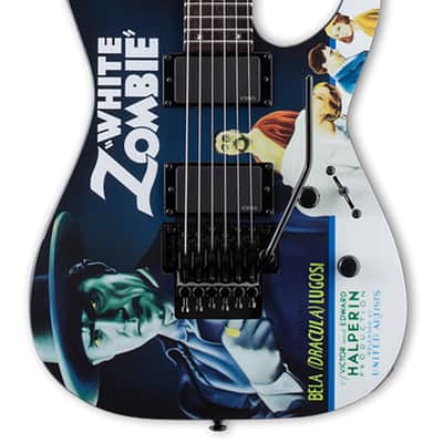 ESP LTD Kirk Hammet KH-WZ White Zombie w/case image 1