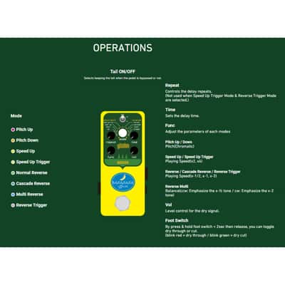 [3-Day Intl Shipping] Bananana Effects Aurora Pitch Shift Delay image 2