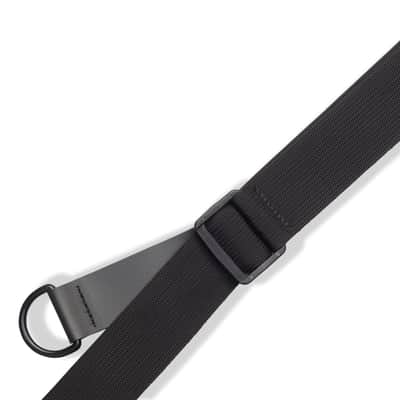 Levy's 3" Ergo Garment Leather Guitar Strap w/Suede Backing & Padding MRHSS-BLK image 3