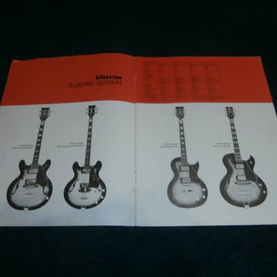 Vintage 1969 Vox Catalog! Voxtron Guitars, Acoustic, Amps, Organ! image 3