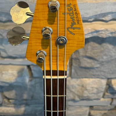 Fender Foto Flame Precision Bass MIJ 1995 - Sunburst image 2