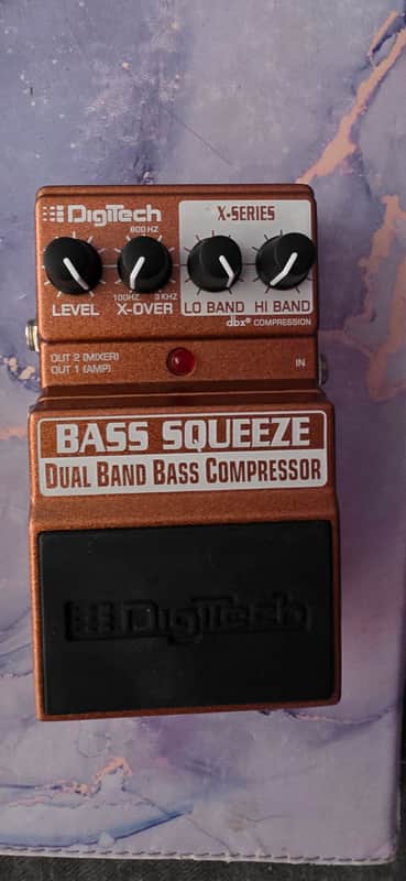 DigiTech X-Series Bass Squeeze Compressor/Sustain 2010s - Copper image 1