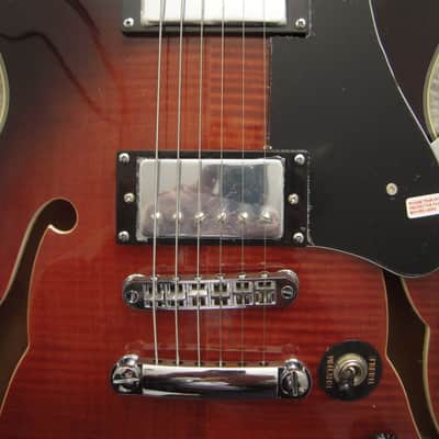 Mint! Firefly FF338 2021 Quilted Cobra Burst, Semi-Hollow Electric Guitar, 2 Humbucker Pickups! image 8
