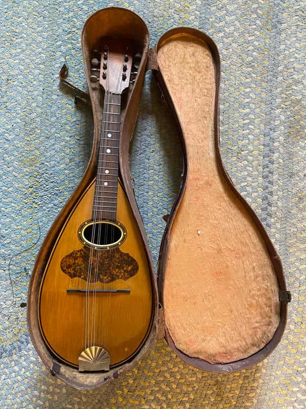 Unknown Bowlback Mandolin (needs nut) image 1