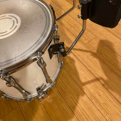 Ludwig 12" x 14" White Wood Marching Snare Drum w/ Case and Carrier image 8