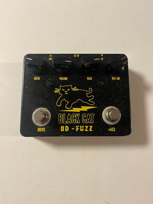 【希少】black cat od-fuzz エフェクター 初期デザイン Black Cat OD - Fuzz | Reverb
