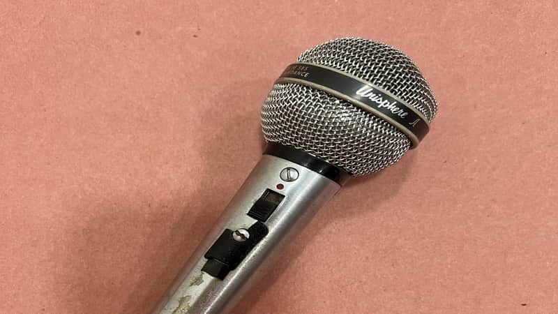1970's Shure Unisphere PE585 - Vintage Dynamic Microphone Mic image 1