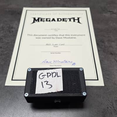 DAVE MUSTAINE'S MEGADETH Studio Album Recorded Tour Stage Played MXR Super Comp Compressor USA Guitar Pedal Artist Owned by Dave Mustaine Signed COA image 10